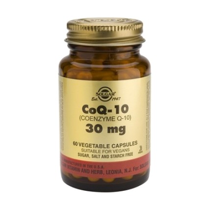 
      Solgar CoQ-10 30mg 60 φυτικές κάψουλες
    