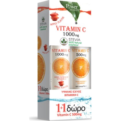 
      Power Health Vitamin C 1000mg Apple Stevia 24tabs & Vitam
