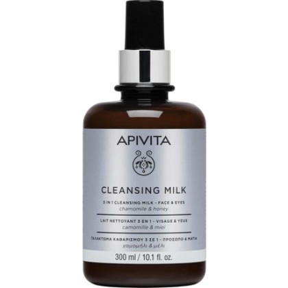 
      Apivita Cleansing Milk 3 in 1 with Chamomile & Honey 300m