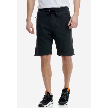 Sweat Shorts με κορδόνι και Logo