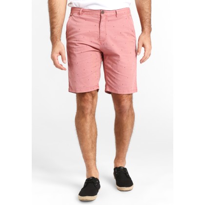 CHINO SHORTS ΜΕ ALLOVER ΤΥΠΩΜΑ