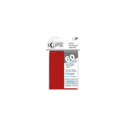 PRO-Matte Eclipse Small Sleeves - Apple Red (60 Sleeves)