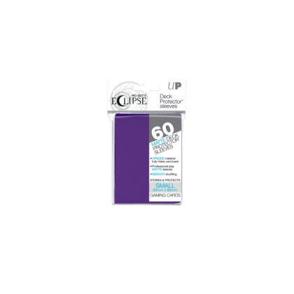 PRO-Matte Eclipse Small Sleeves - Royal Purple (60 Sleeves)