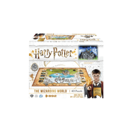 4D Cityscape: Harry Potter and Hogsmeade Wizarding World Puzzle