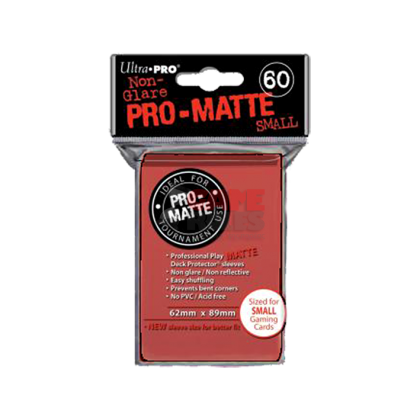 Pro-Matte Small Sleeves (62x89) - Red