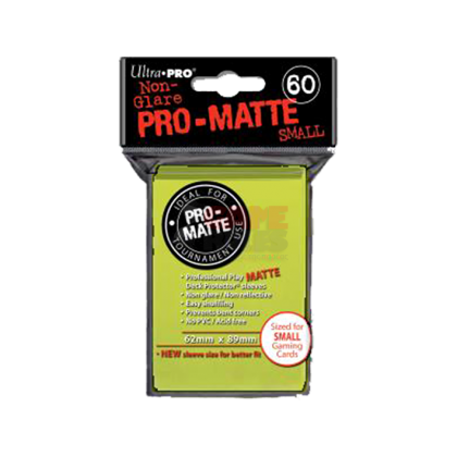 Pro-Matte Small Sleeves (62x89) - Yellow