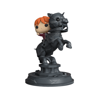 Funko POP! Movie Moments: Harry Potter - Ron Riding Chess Piece 