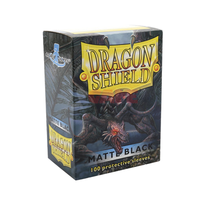 Dragon Shield Sleeves 100C - Matte Black