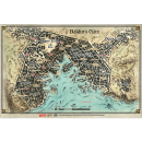 D&D Descent Into Avernus - Baldur's Gate Map (58 x 43cm