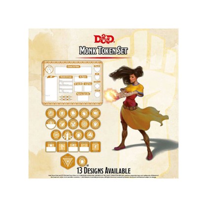 D&D - Monk Token Set