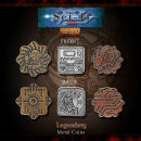 Sci Fi Metal Coins Set (x24)
