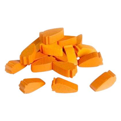 Carrot Tokens Set - pack of 10