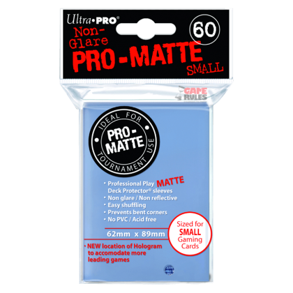 Pro-Matte Small Sleeves (62x89) - Clear