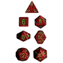 Speckled Dice Set - Stawberry x7