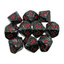 Speckled Dice Set D10 - Space x10