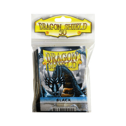 Dragon Shield Sleeves 50C - Standard - Black