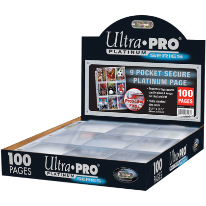 Ultra Pro - Hologram Pages - Secure Platinum - 9-Pocket Pages