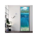 Αυτοκόλλητο πόρτας με Φύση με Θάλασσα