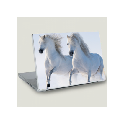 Αυτοκόλλητο λάπτοπ Λευκά άλογα