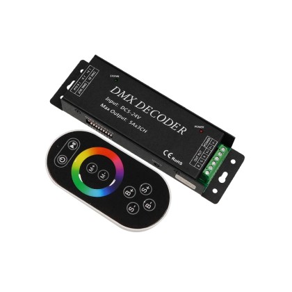 Ασύρματος LED RGB RF 2.4G DMX512 Controller 3 Channels 5V - 12V 