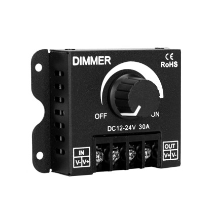 Εξωτερικό Dimmer Knob 12-24 Volt 30 Ampere 360/720 Watt GloboSta