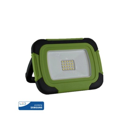 10W LED Floodlight Rechargeable SAMSUNG CHIP IP44 6400 V-tac 503