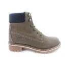 MUSTANG LEATHER 2837503 OLIVE ΛΑΔΙ