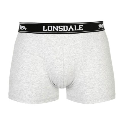 BOXER LONSDALE 2 PACK 422011 ΓΚΡΙ
