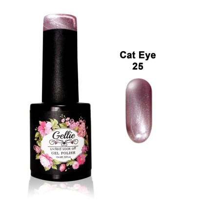 Ημιμόνιμο Βερνίκι Gellie 10ml - Cat eye 25