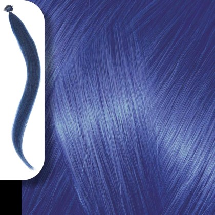 Extensions Κερατίνης Σετ 20 Τούφες Φυσική Τρίχα Μπλε – 50cm