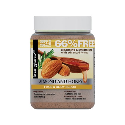 Bio Glow - Face and Body Scrub with Almond & Honey 500ml21559