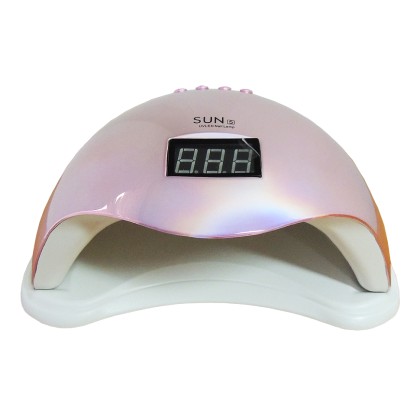 Φουρνακι Νυχιων LED-Ψηφιακο SUN5 Holographic Ροζ - 48W