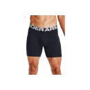 UA CHARGED COTTON BOXERJOCK 3 PACK 6IN (1363617 001) ΜΑΥΡΟ