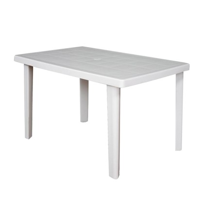 40011 Tραπέζι πλαστικό MARTE (100x67x72) Λευκό (Ε323,8)