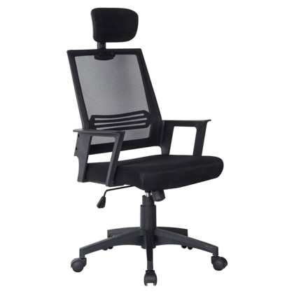 E-00072 Καρέκλα γραφείου BF2008 ( 59x65x115/125) Μαύρο Mesh (ΕΟ5