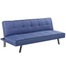 E-07471 Καναπές Κρεβάτι KAPPA (175x83x74) Ύφασμα Μπλε (Ε9682,3)