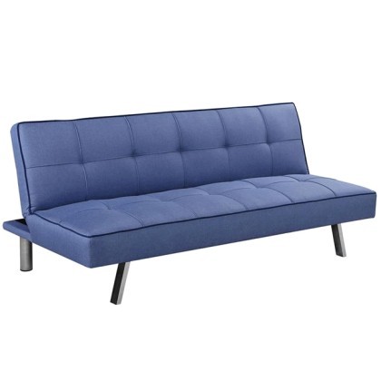 E-07471 Καναπές Κρεβάτι KAPPA (175x83x74) Ύφασμα Μπλε (Ε9682,3)