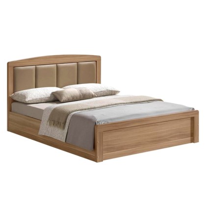 E-07453 Κρεβάτι διπλό CALIBER (160x200) Sonoma Oak (Ε7386)