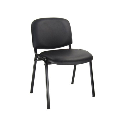 89316 SIGMA στοιβαζόμενη καρέκλα Μαύρο Μέταλλο/PVC Μαύρο (ΕΟ550,