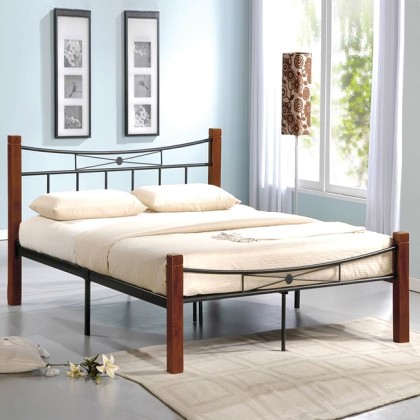 97977 FLORA κρεβάτι μεταλλικό διπλό (160x200) (Ε8026)