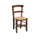 07229 ΚΥΘΝΟΣ Καρέκλα ξύλινη με Ψάθα Εμποτισμού Καρυδί (Ρ956,Ε2)