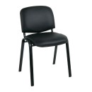 88937 SIGMA καρέκλα επισκέπτη Μαύρο Μέταλλο/PVC (ΕΟ550,16)