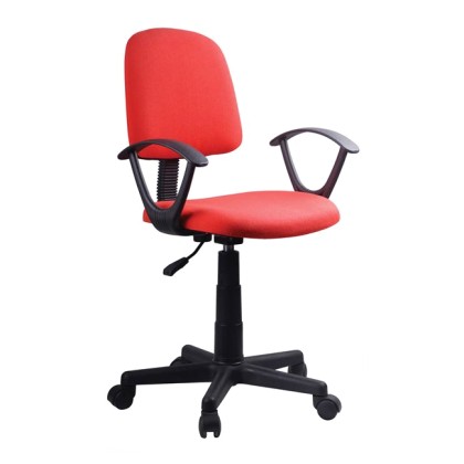 E-05196 Καρέκλα γραφείου BF430 Κόκκινο Ύφασμα (ΕΟ224,5)
