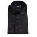 Ανδρικό πουκάμισο “HERC” μαύρο