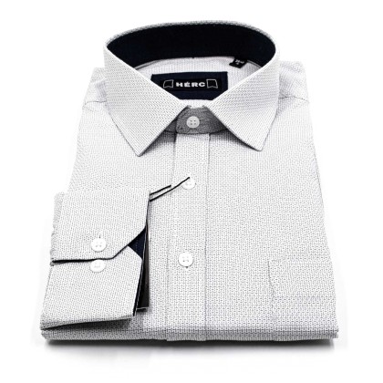 Ανδρικό πουκάμισο “HERC” άσπρο