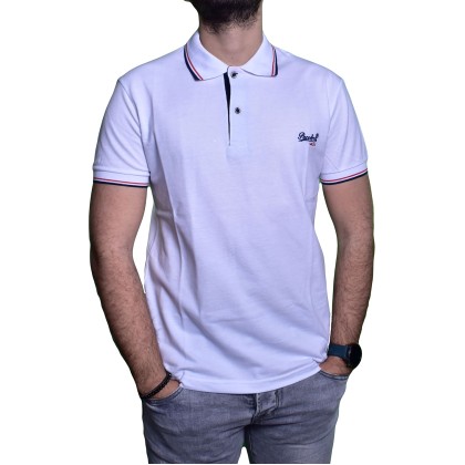 Ανδρική μπλούζα polo “PACO” άσπρο