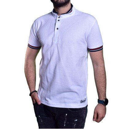 Ανδρική μπλούζα mao “PACO” άσπρο