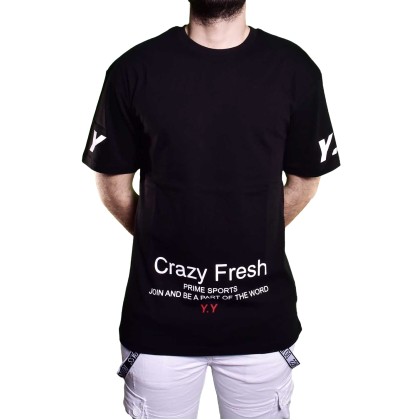 Ανδρικό t-shirt COMMANDE “2Y PREMIUM” μαύρο