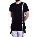 Ανδρικό t-shirt LONG LINE “OSSY HOMER” μαύρο