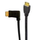 Powertech HDMI Μ 19pin 1.4V, 1.5m, 90°, right (DATAM) 322